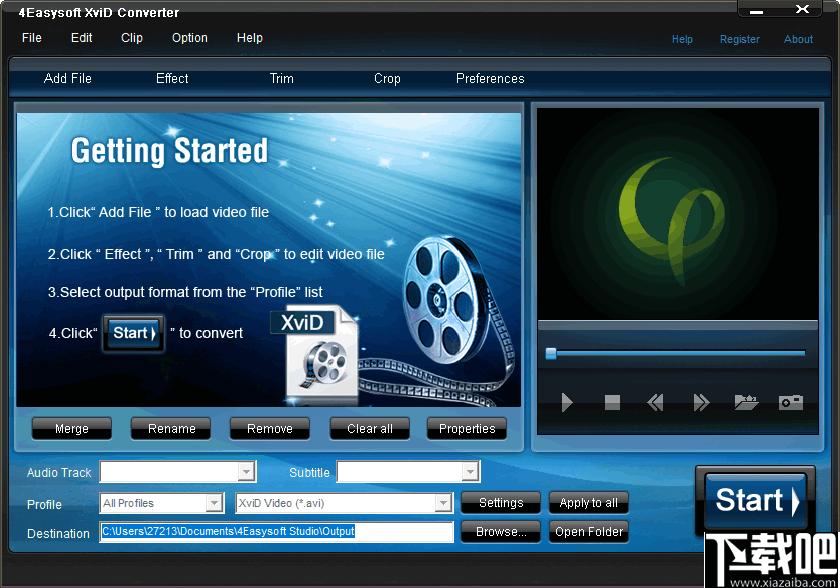 4Easysoft XviD Converter下载,视频转换,格式转换